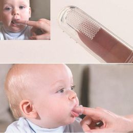 Finger Toothbrush 1 Pcs Soft Silicone Safe Baby Kids Finger Toothbrush Gum Brush For Clear Massage