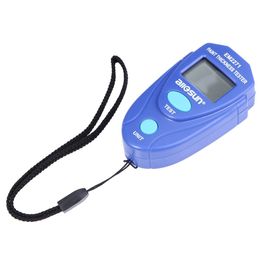 Freeshipping Digital Paint Iron Thickness Gauge Coating Metre Car Thickness Metre Russian Manual Width Measuring Instruments FULI