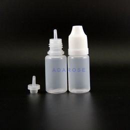 8 ML 100 Pcs/Lot High Quality LDPE PE Child Proof Safe Plastic Dropper Bottles Squeeze Bottle with long nipple
