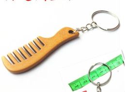 200pcs Keychain Chain Currently Creativity Cute Little Key Ring Creative Jewelry Comb