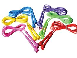 50pcs/lot DHL FEDEX Free shipping PVC Plastic Rope skipping Small handle rope skipping Professional speed jump rope