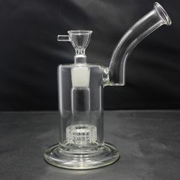 Mobius Matrix Sidecar Glass Bong birdcage perc Glass Hookahs Water Pipe with Bowl