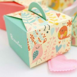 20PCS/lot 9x9x6Hcm Princess Party Supplies Baby Shower Favor Box Candy Box Birthday Party Decorations Kids Event & Party/wedding & events