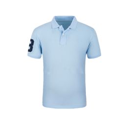 New Fashion Top Quality Men's Classic Fit Color Block Short Sleeve Pique Polo Shirt for Men