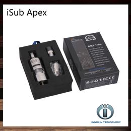Innokin iSub Apex Serbatoio 3ml Sub ohm Vaporizzatore Serbatoio in acciaio inox Vetro Completo doppio flusso d'aria regolabile iSub A Atomizzatore 100% Originale