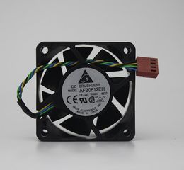 Wholesale fan: DELTA AFB0612EH DC12V 0.48A 60*60*25MM 6025 4 wire temperature control server fan