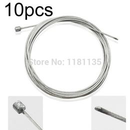 10PCS/lot NEW Bicycle Cycling Bike Shift Shifter Gear Brake Cable Sets Core Inner Wire Silver Steel Free Shipping