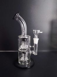 D:6CM ,H:26cm New glass water pipes smoking bong hot sale percolator bong with glass arm tree