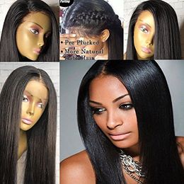 DIVA 360 hd transparent Frontal Lace Wig Straight glueless Indian Hair Wigs Virgin 360 full front human hairs 130% Density Natural