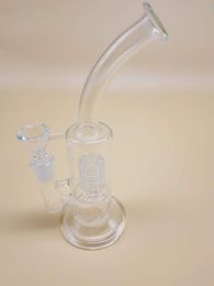 high: 27cm glass water pipes glass bongs with 19mm joint white free shipping