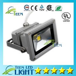 DHL IP65 Waterproof 10W Led Floodlight Outdoor Project Lamp LED Power Floodlights Warm/Cool White 10W COB Chip 85-265V Super Bright light 6