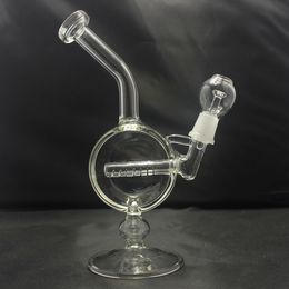 Dab Rig Concentrate Pipes Glass Hookahs with Bent Neck and Diffused Downstem