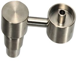 Domeless Titanium Nail Fits to Both 14mm & 18mm GR2 Titanium Nail Male Joint for Water Pipe Glass Bong Smoking