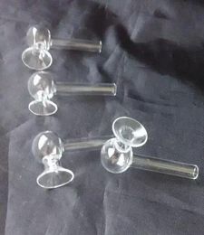Wholesale glass hookah accessories, glass bong accessories, trumpet straight burn pot, free shipping, volume and better
