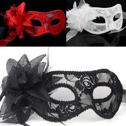 Sexy Lace Party Masks HandMade Party Wedding Lace Mask Dance Mask Costume Venetian Masquerade Christmas Docaration Flower Mask free shipping