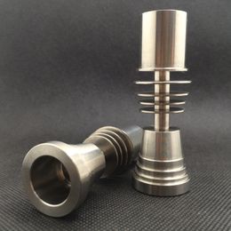 Titanium Nail Domeless GR2 G2 Titanium Nails for 20mm Heater Coil Dnail D-Nail WAX Vaporizer for joint 14mm 18mm Glass Bong Water Pipe
