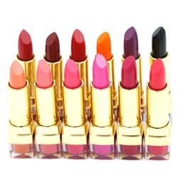 Matte Lipstick Makeup Lot Hot 12 Pcs 12 Colours Black Lipstick Lip Stick Set Long Lasting M1003