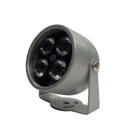 4 IR LED Infrared Illuminator Light IR Night Vision for CCTV Security Cameras Fill Lighting metal Grey Dome Waterproof