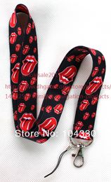 Free shipping 10pcs/lot tongue Mobile Phone lanyard Cell Phone Straps & Charms Key chain straps charms samll Wholesale