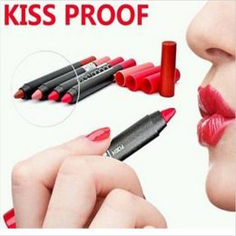 New Arrival Whaterproof M.N Soft Lipstick KissProof Menow Lipsticks 19 Colours DHL free Lips Cosmetics