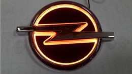 New 5D Auto standard car Badge Lamp Special modified car logo LED light auto emblem led lamp for opel318u