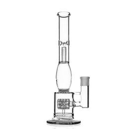 Top quality 15 inch height Matrix PercWater Pipe glass bong with 18mm female joint and 13 inches tall