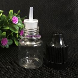 Colorful Plastic Bottles 3ml E Liquid Dropper Bottle with Long Thin Tips Childproof Caps