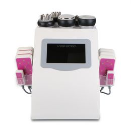 Good effective 5 IN 1 Unoisetion Ultrasonic Cavitation Machines vacuum suction rf radio frequency cellulite removal equipment