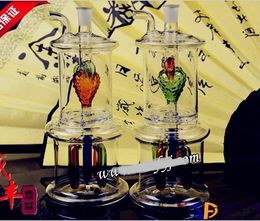 Free shipping wholesale Hookah - Hookah glass [58 # on the lower prong strawberry pot, Colour random delivery