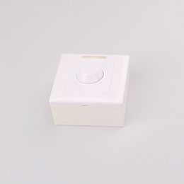 Brand New Led panel Dimmer DC12-24V 192W knob-operated Control Adjust Brightness Square White Housing 1pcs/lot