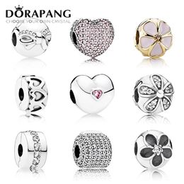 DORAPANG 100% 925 Sterling Silver Safety clip Personality retro charm Bead Collocation Bracelet DIY bangle factory WholesaleDORAPANG 925 Ste