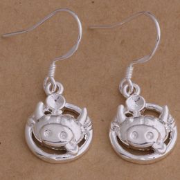Fashion (Jewelry Manufacturer) 40 pcs a lot Tau earrings 925 sterling silver jewelry factory price Fashion Shine Earrings