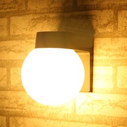 2016 Sale Wandlamp Applique Murale New Acrylic Ball Led Wall Lights Bedside Lamp,110v/ 220v Outdoor Lamp Bathroom Anti-fog Mirror Garden