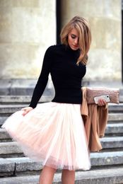 2015 Big Discout Women Short Skirts All Colours Multilayer Mini Junior Adult Tutu Tulle Skirt A Line Average Size Saias Femininas Petticoat