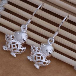 Fashion (Jewelry Manufacturer) 40 pcs a lot Animal ingot earrings 925 sterling silver Jewellery factory price Fashion Shine Earrings