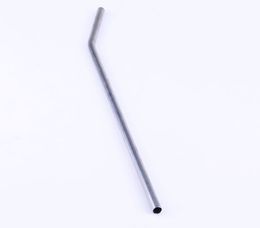 excurved Durable Stainless Steel Drinking Straw Straws Metal for Bar Family kitchen