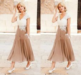 tan mother of the bride dresses