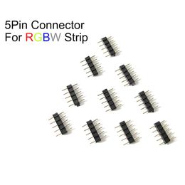 BSOD 5 Pin Male Connecter Accessories Copper Needle for LED SMD RGBW Strip