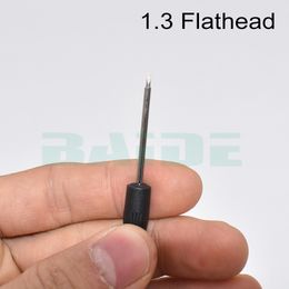 Anti Slip 1.3mm Flathead Slotted Screwdriver Bits Single Side Mini Screwdriver Tools New 1000pcs/lot