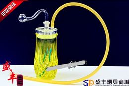 Free shipping wholesale Hookah - Acrylic Hookah Hookah [diamond] single lamp color random delivery