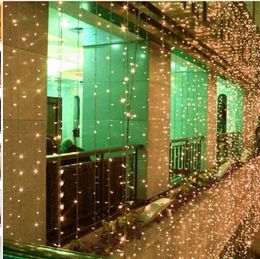 10MX3M/10X4M/LED Curtain String Lights Garland Christmas Decorations For Wedding Room Holiday Home Garden Fairy Lights Outdoor
