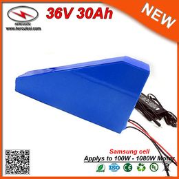 Best price triangle electric bicycle e bike lithium battery pack 36v lithium battery for electric bikes samsung cell