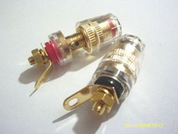 50pcs mini Binding Post for Speaker Amplifier 4MM Banana Plug connector