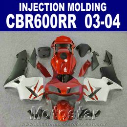 100fit 7gifts for honda cbr 600rr fairing 2003 2004 injection Moulding red 03 04 cbr600rr abs bodyworks z4gw