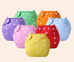 40pcs Baby Cotton water proof Soft Diaper Nappies Cover Reusable Washable Size Adjustable spring summer autumn winter button Diapers YTNK001