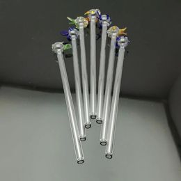 Colour Fish Glass Straws, Wholesale Glass Hookah, Glass Water Pipe Fittings, Free Shipping