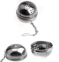 Kitchen Dining Bar useful Creative Stainless Steel balls Shape Tea Ball Infuser Strainer Teakettles Kitchen