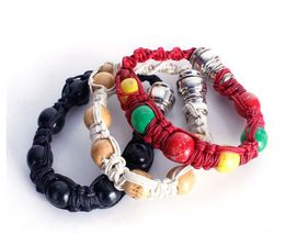 The New Hand Beaded Rope Bracelet Daily New Portable Metal Pipe Pipe