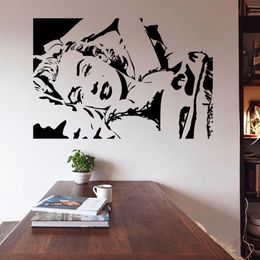 Marilyn Monroe Quote Vinyl Wall Stickers Art Mural Home Decor Decal Adesivo De Parede Wallpaper Home Decoration