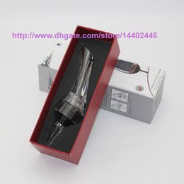 200pcs Wine Aerating Aerator Pourer Aerating Wine Dropper Red Wine Essential Bar Bottle Travel Quick Air with White Gift box